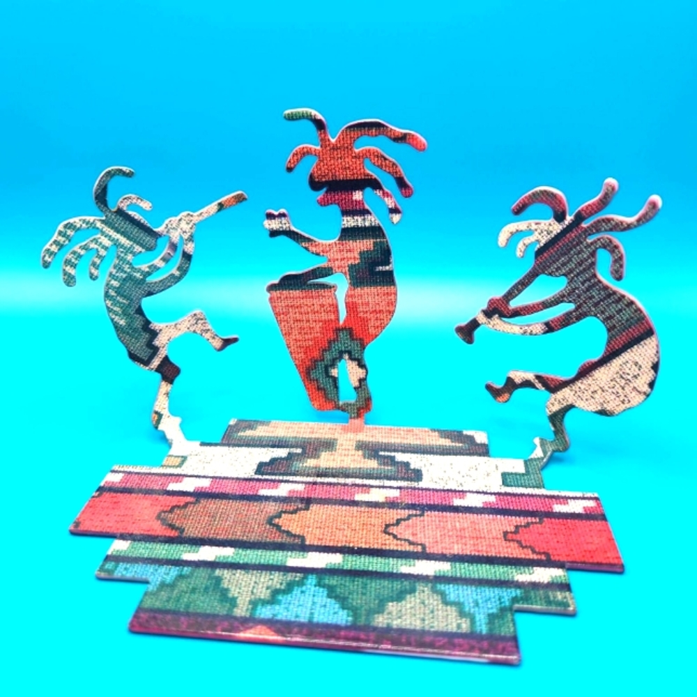 Kokopelli Southwestern meat art.